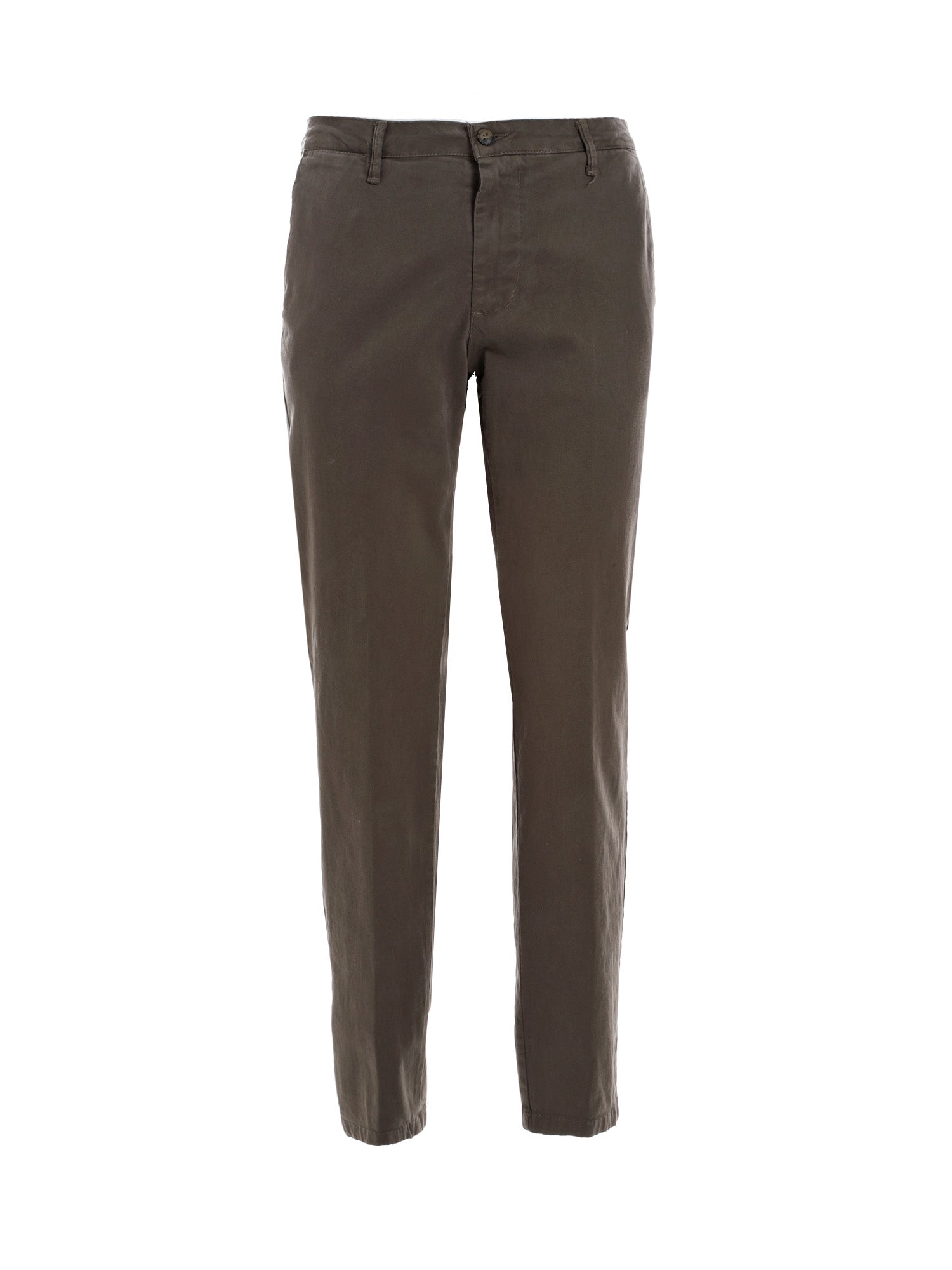 Pantaloni Marrone Scuro Borgoni Milano