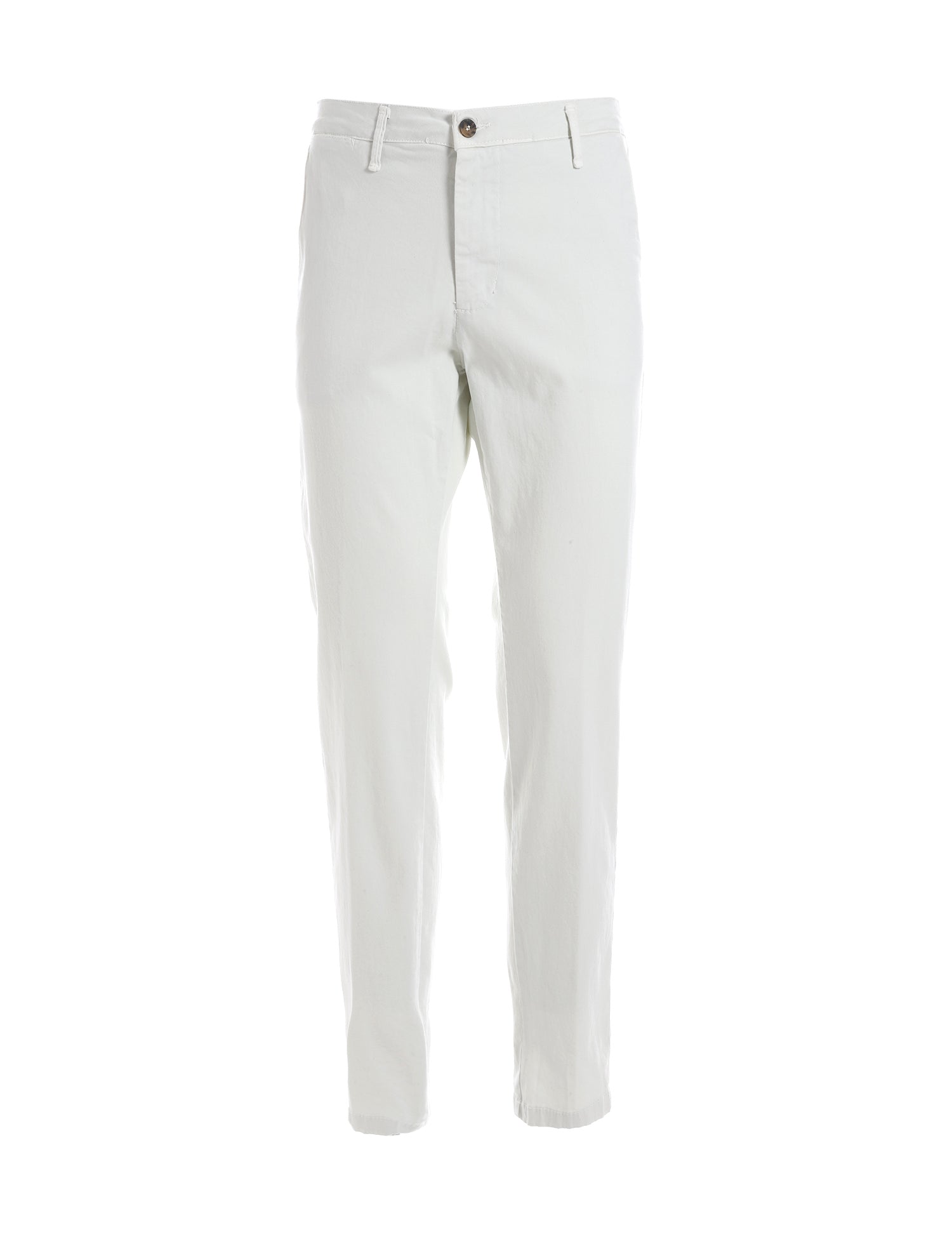 Pantaloni Bianco Borgoni Milano