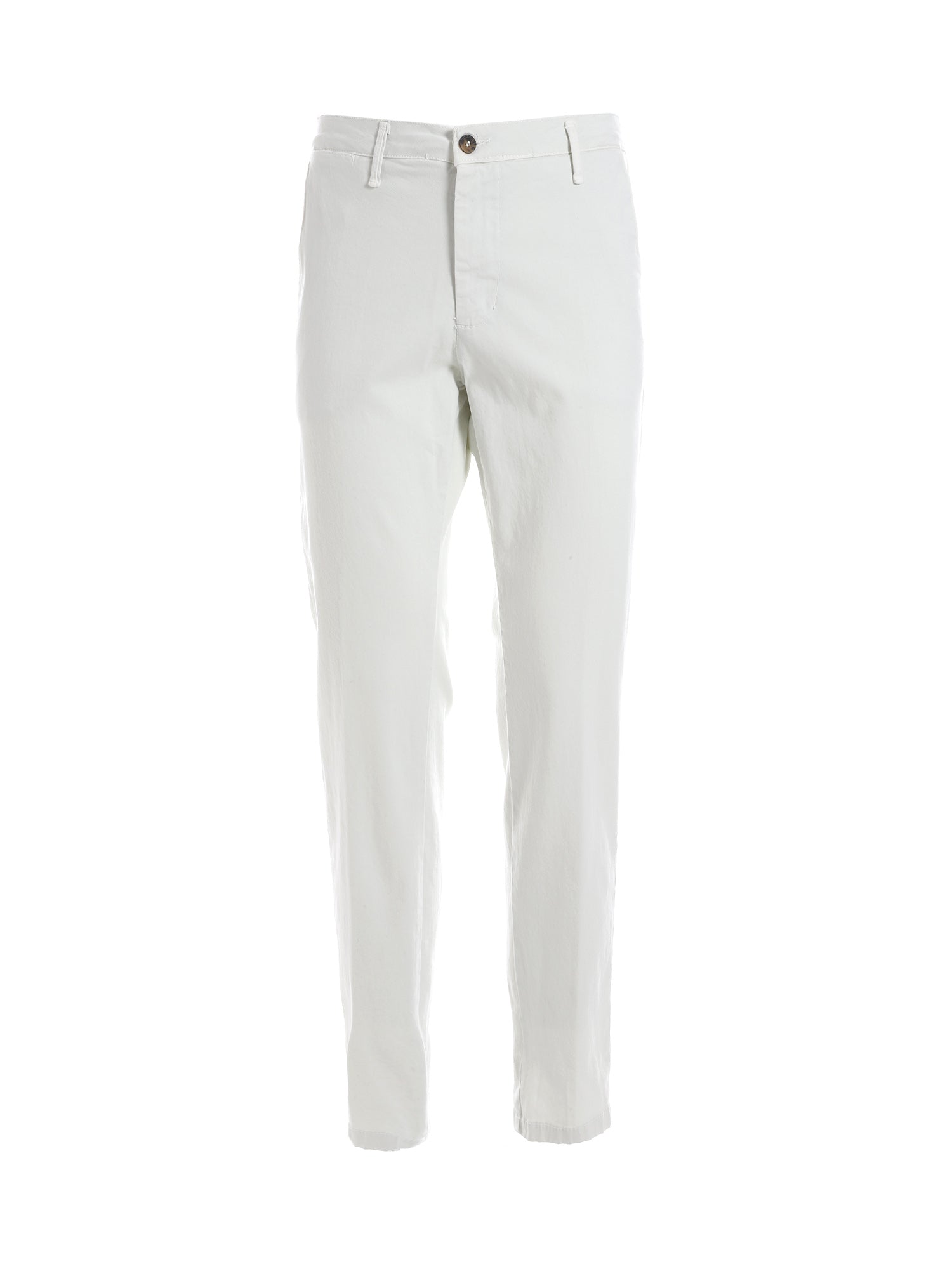 Pantaloni Bianco Borgoni Milano