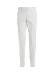 Pantaloni Bianco Borgoni Milano
