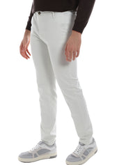 Pantaloni Bianco Borgoni Milano
