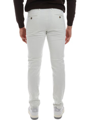 Pantaloni Bianco Borgoni Milano