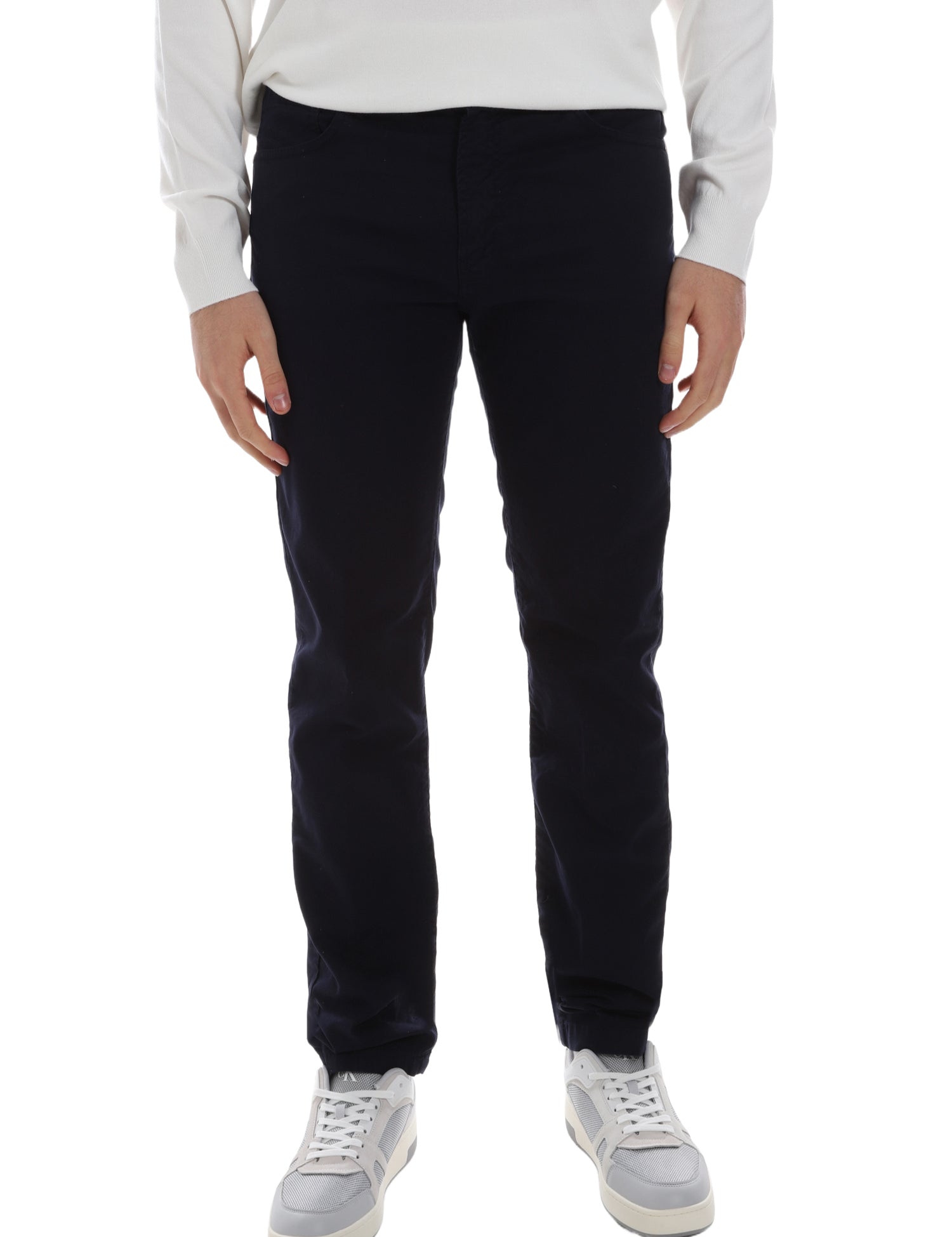 Pantaloni Blu Borgoni Milano