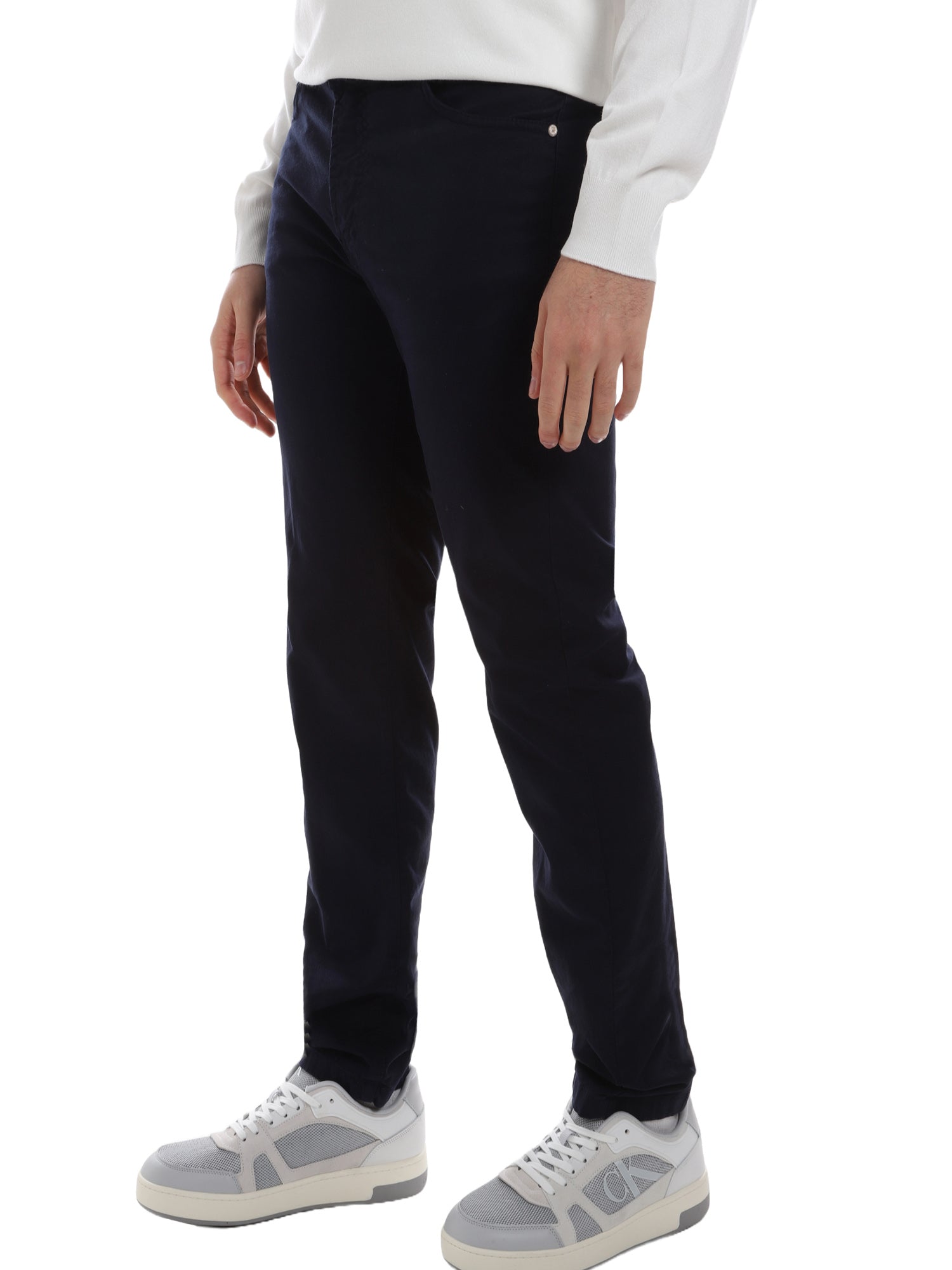 Pantaloni Blu Borgoni Milano