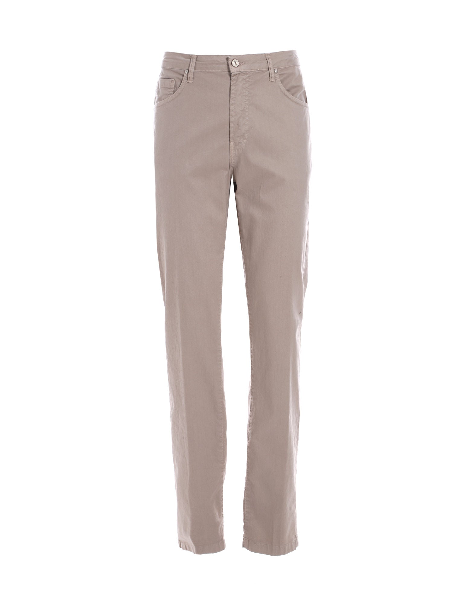 Pantaloni Beige Borgoni Milano