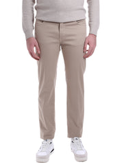 Pantaloni Beige Borgoni Milano