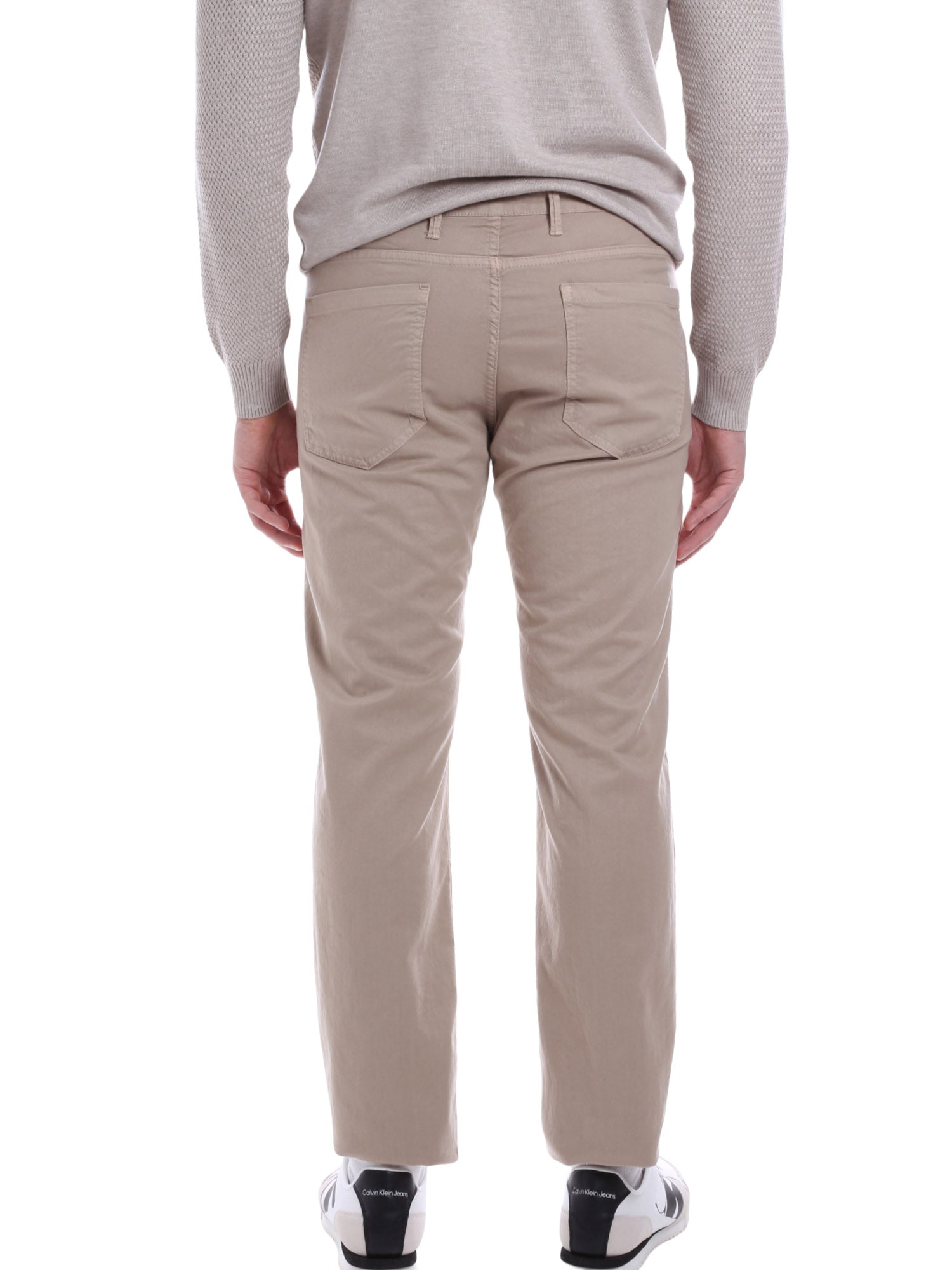 Pantaloni Beige Borgoni Milano