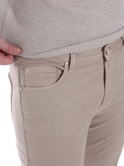 Pantaloni Beige Borgoni Milano