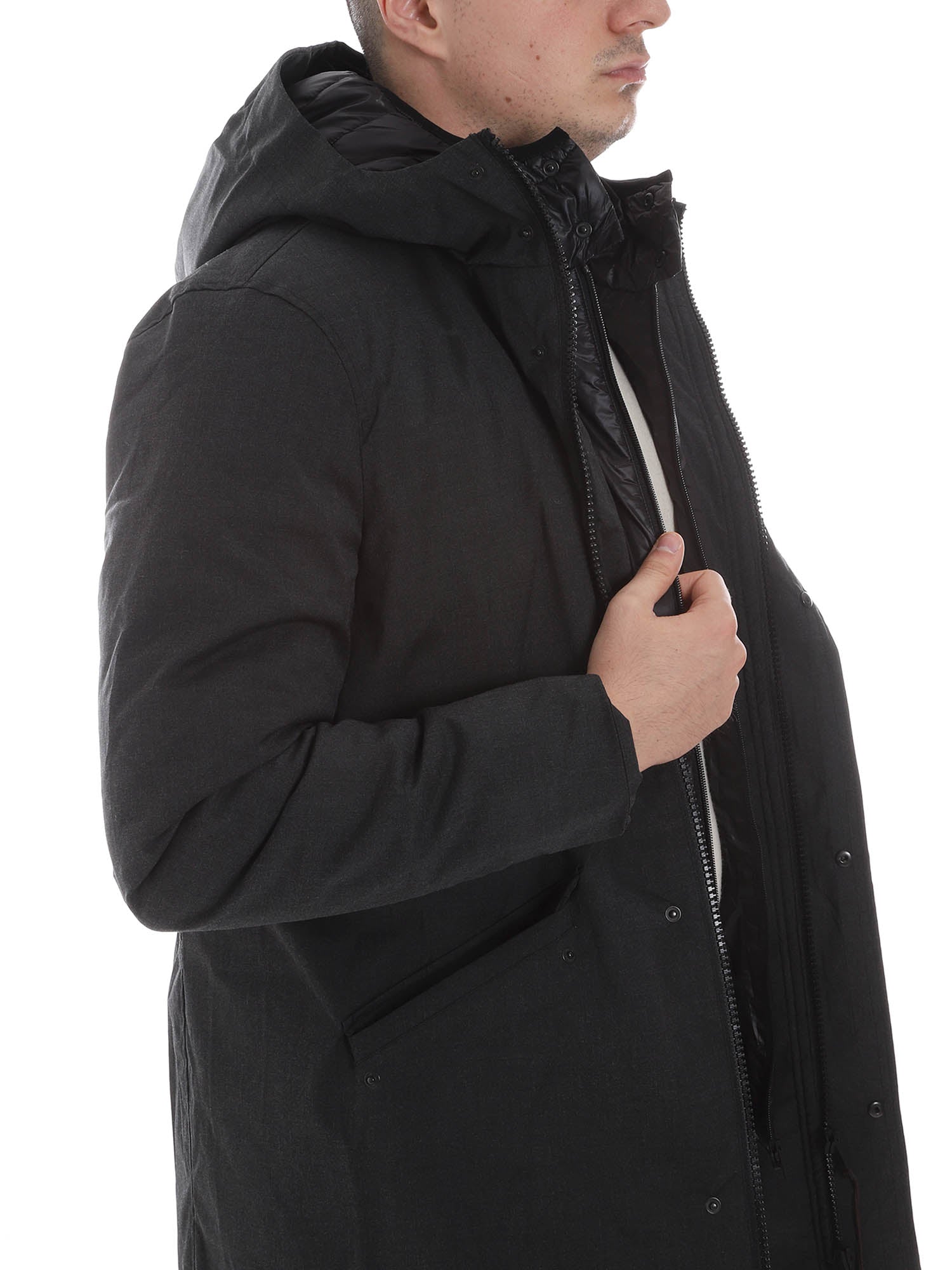 Piumini Nero Borgoni Milano