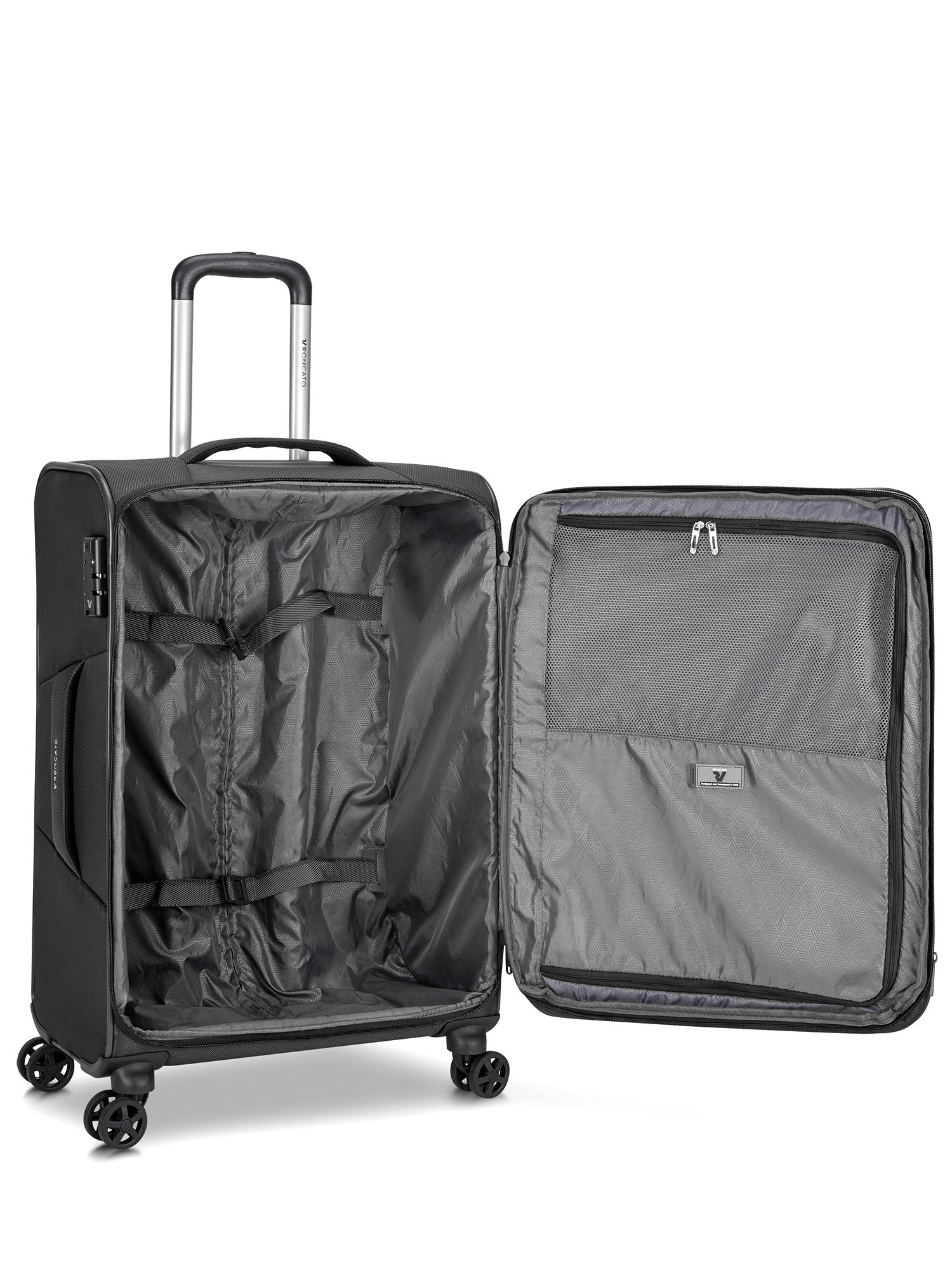 Trolley medio Nero Roncato