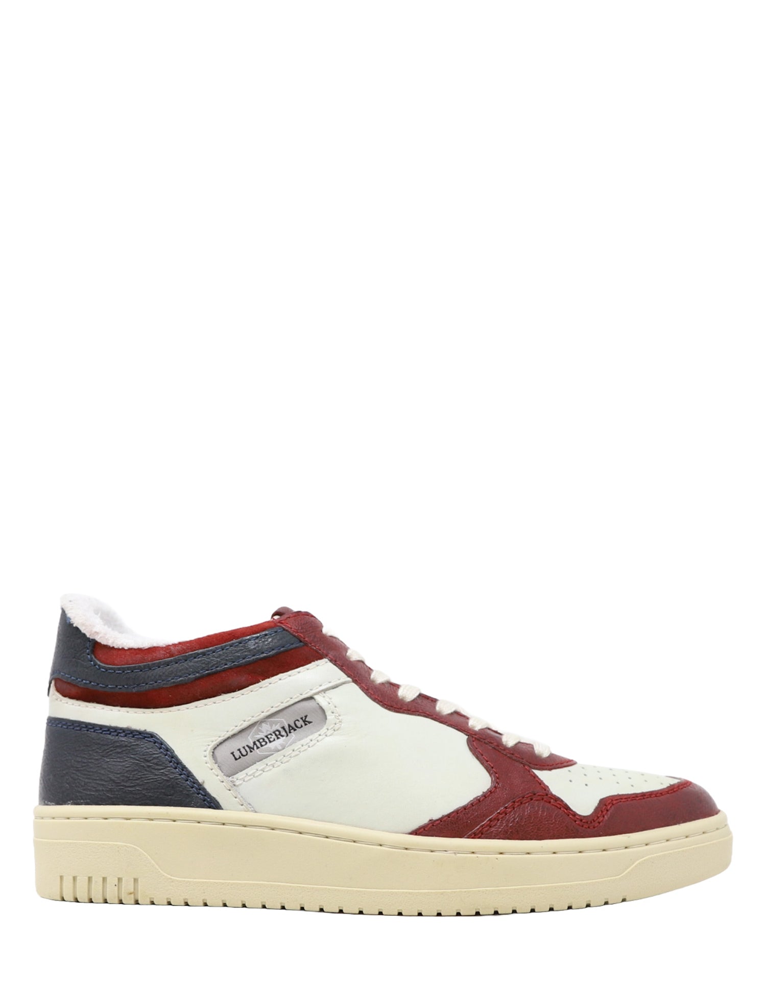 Sneakers Bianco Rosso Lumberjack
