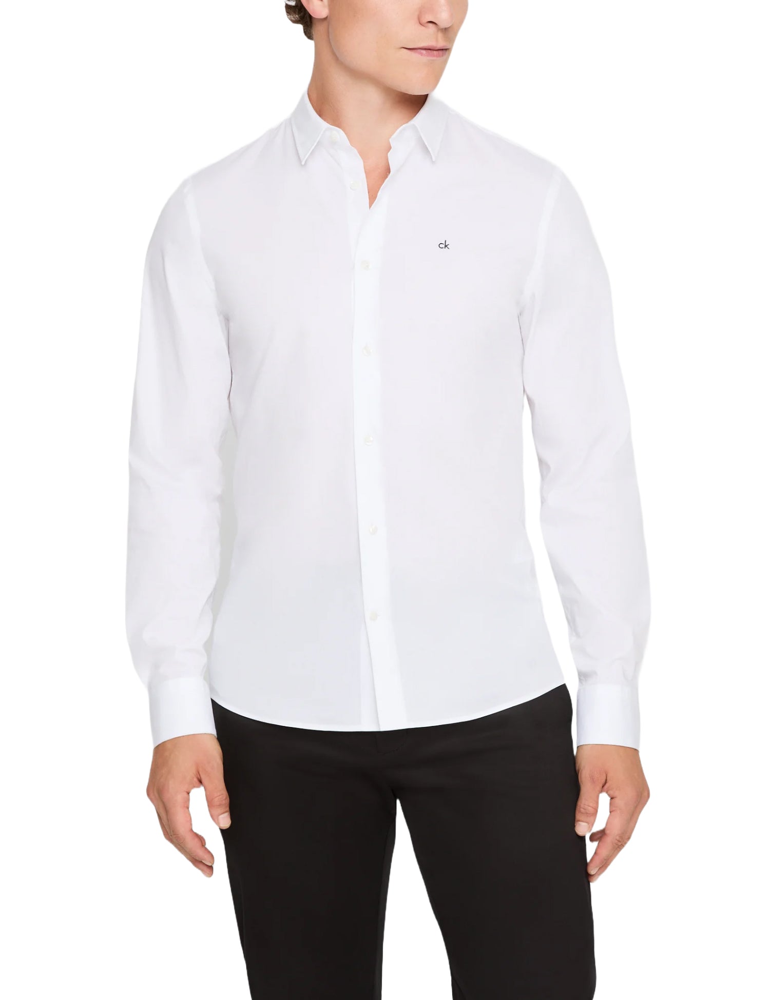 Camicie Bianco Calvin Klein