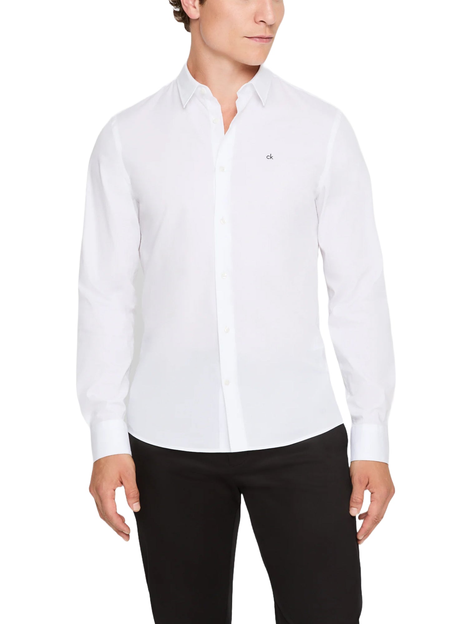 Camicie Bianco Calvin Klein