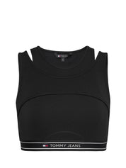 Top e canotte Nero Tommy Jeans