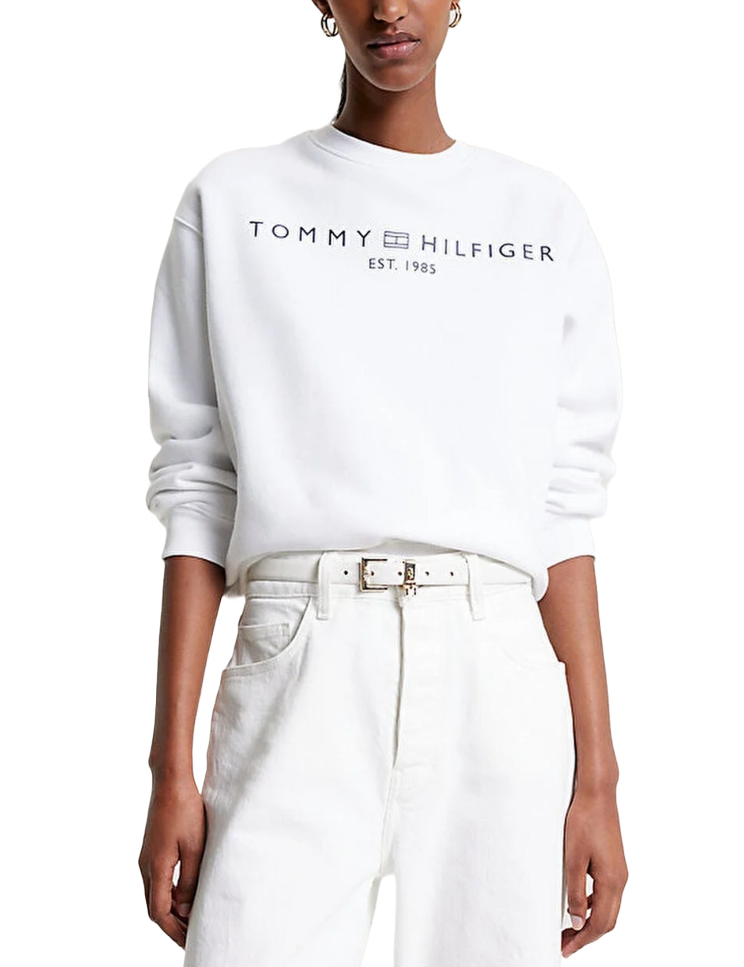 Felpe Bianco Tommy Hilfiger Underwear