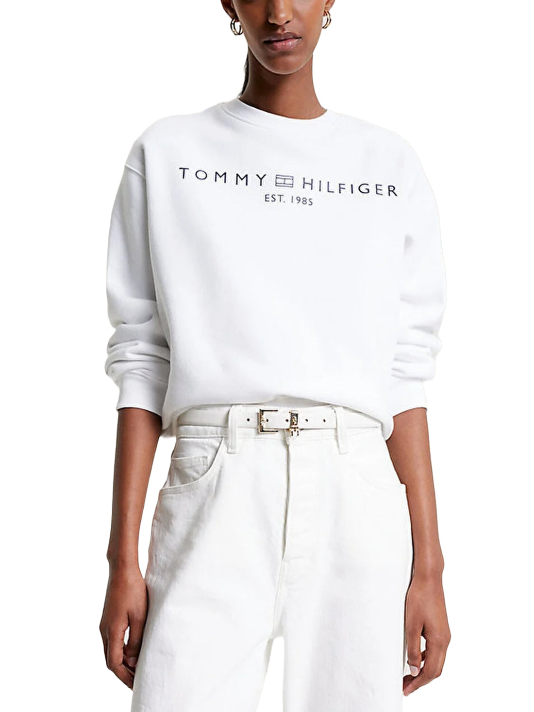 Felpe Bianco Tommy Hilfiger Underwear