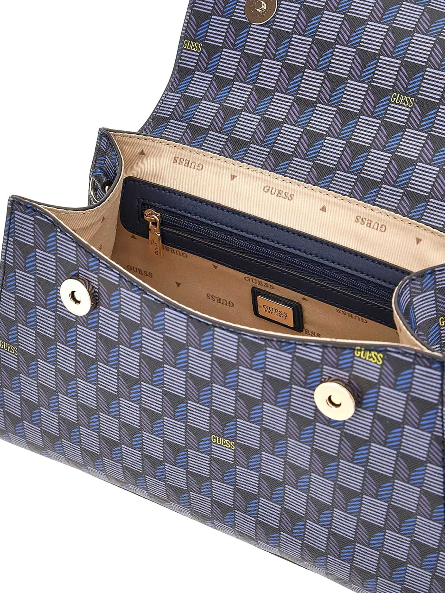 Borse a mano Blu Guess