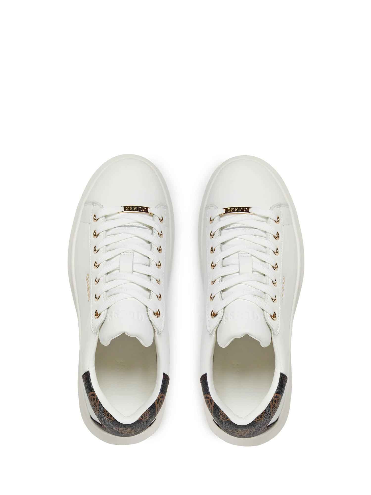 Sneakers Bianco Marrone Guess