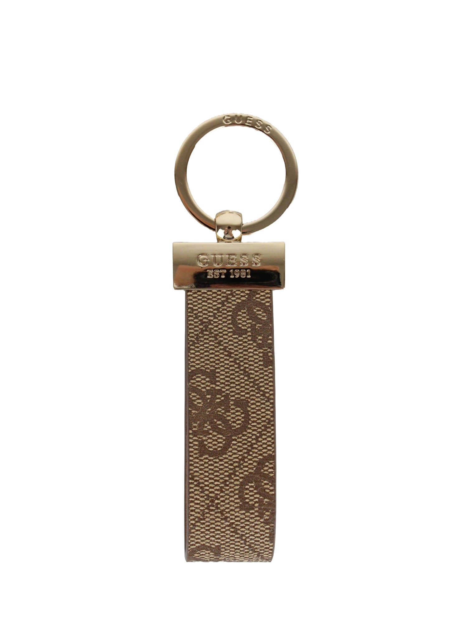 Portachiavi Marrone Guess