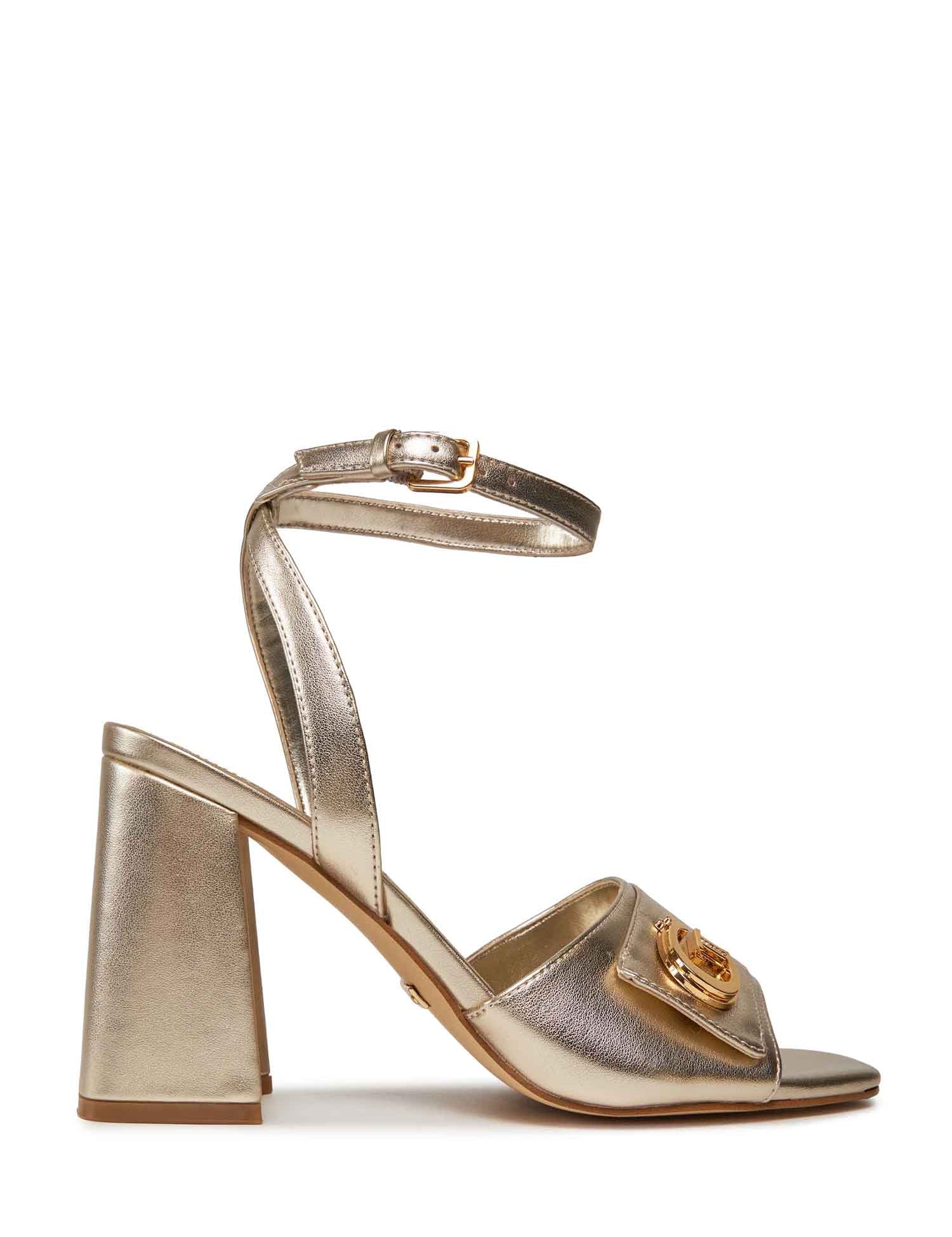 Sandali tacco Dorato Guess