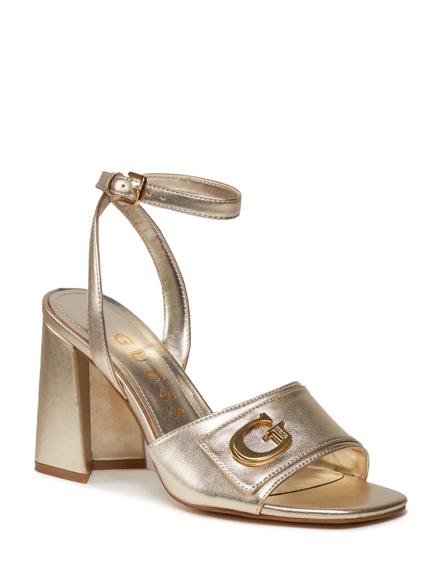 Sandali tacco Dorato Guess