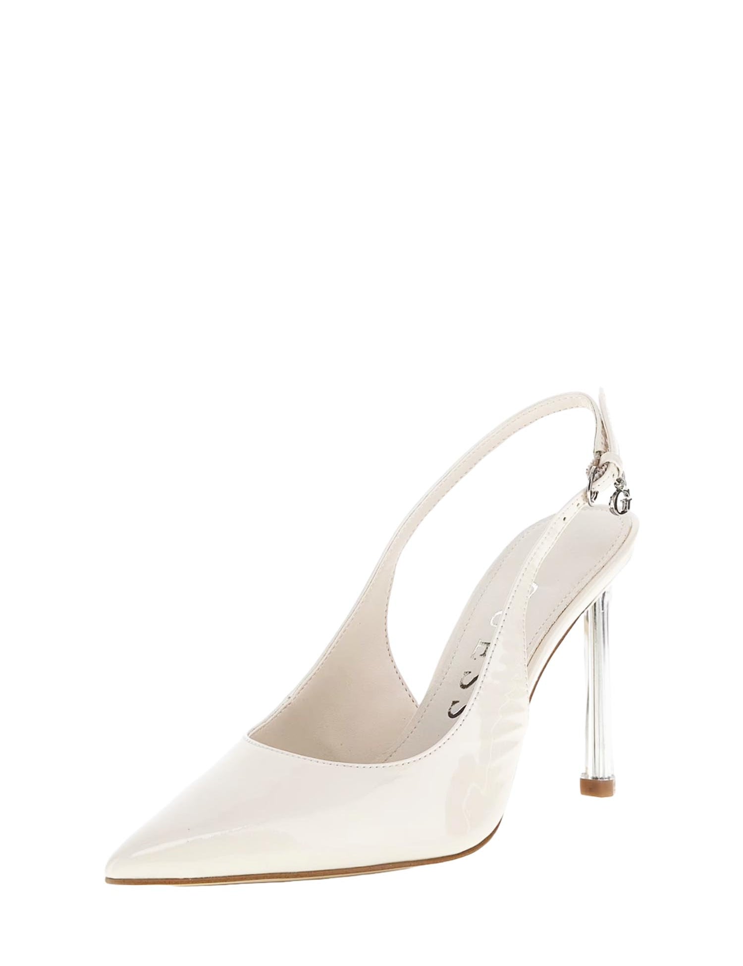 Sandali tacco Avorio Guess