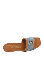 Sandali tacco Blu Guess