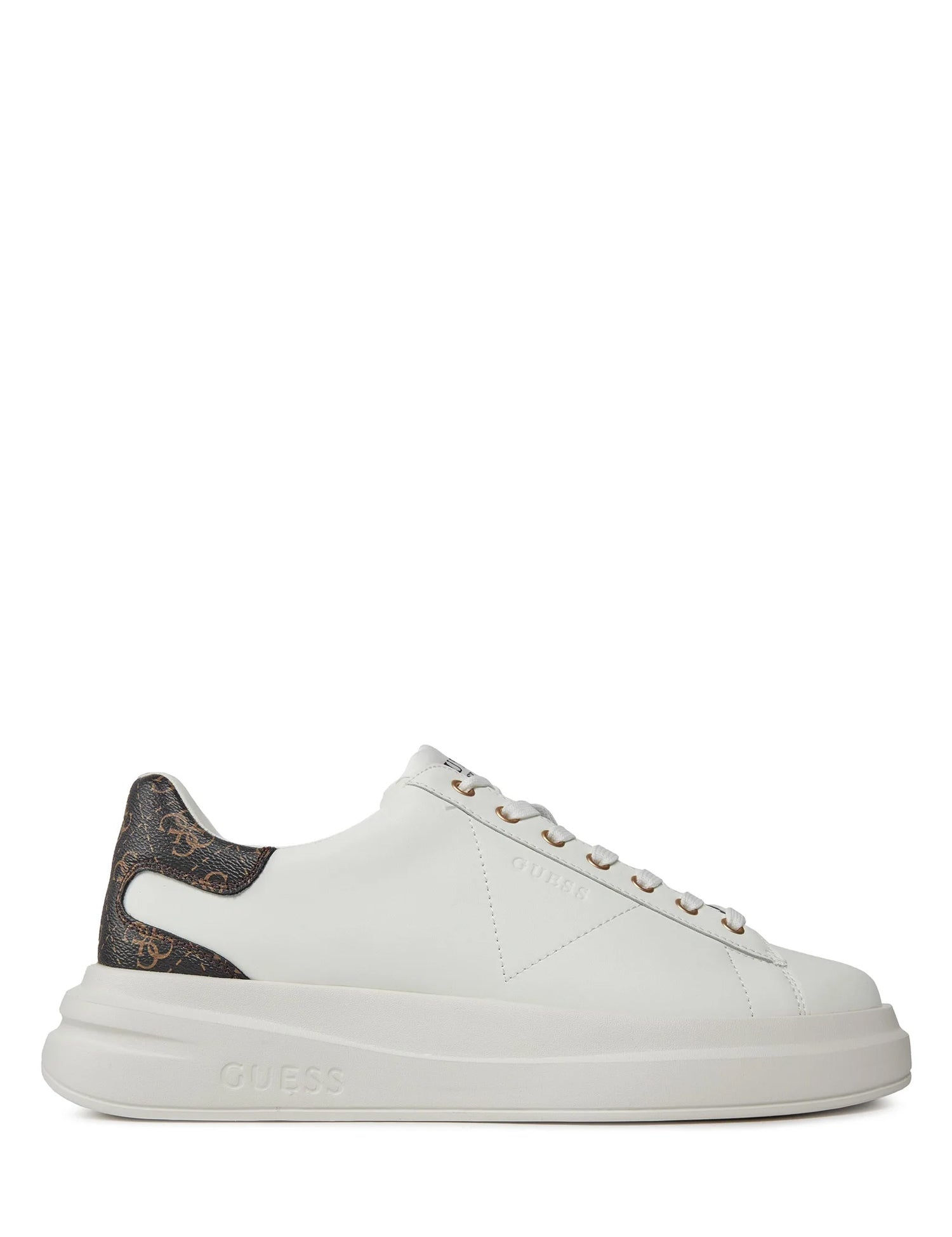 Sneakers Bianco Marrone Guess