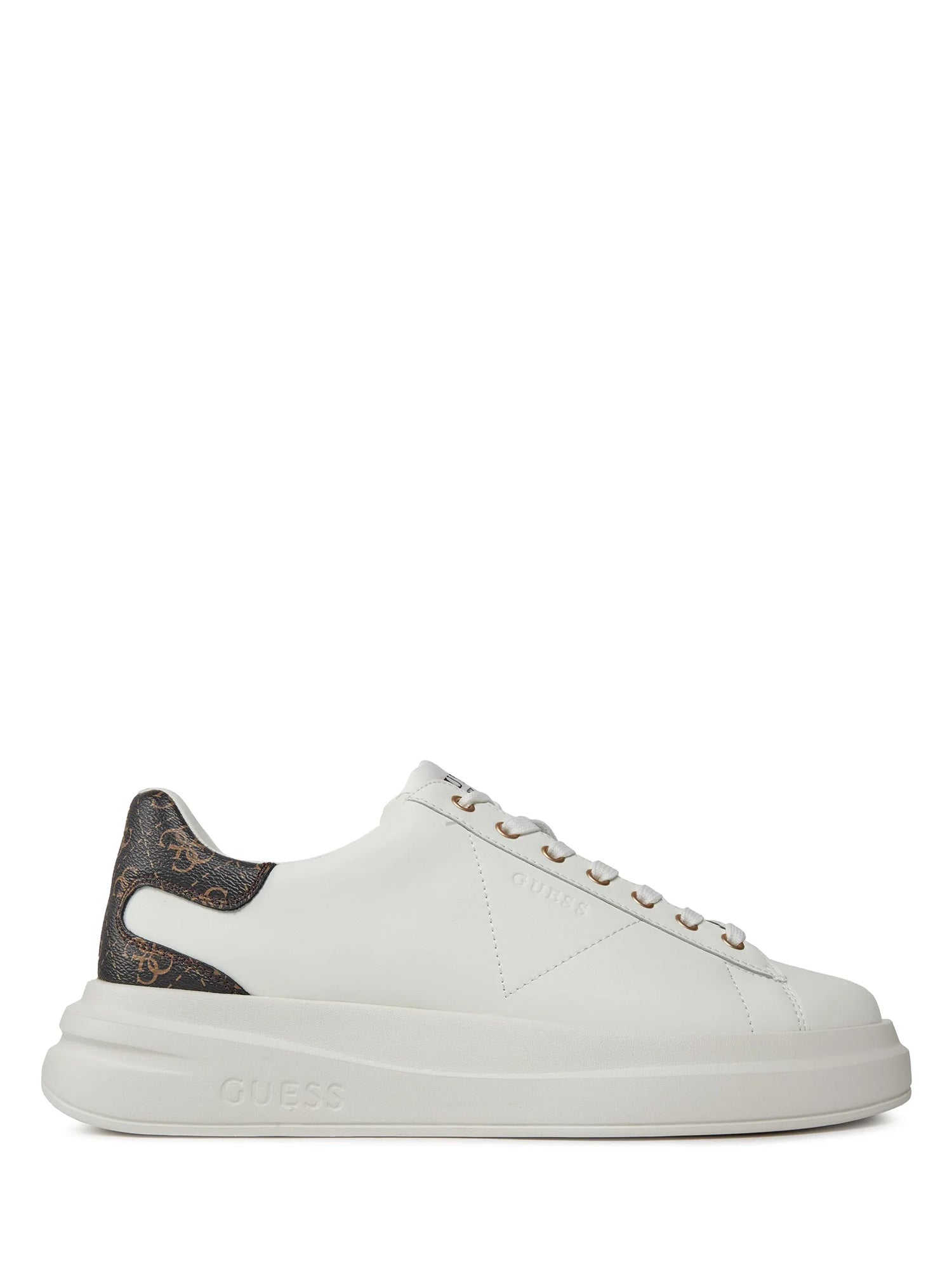 Sneakers Bianco Marrone Guess