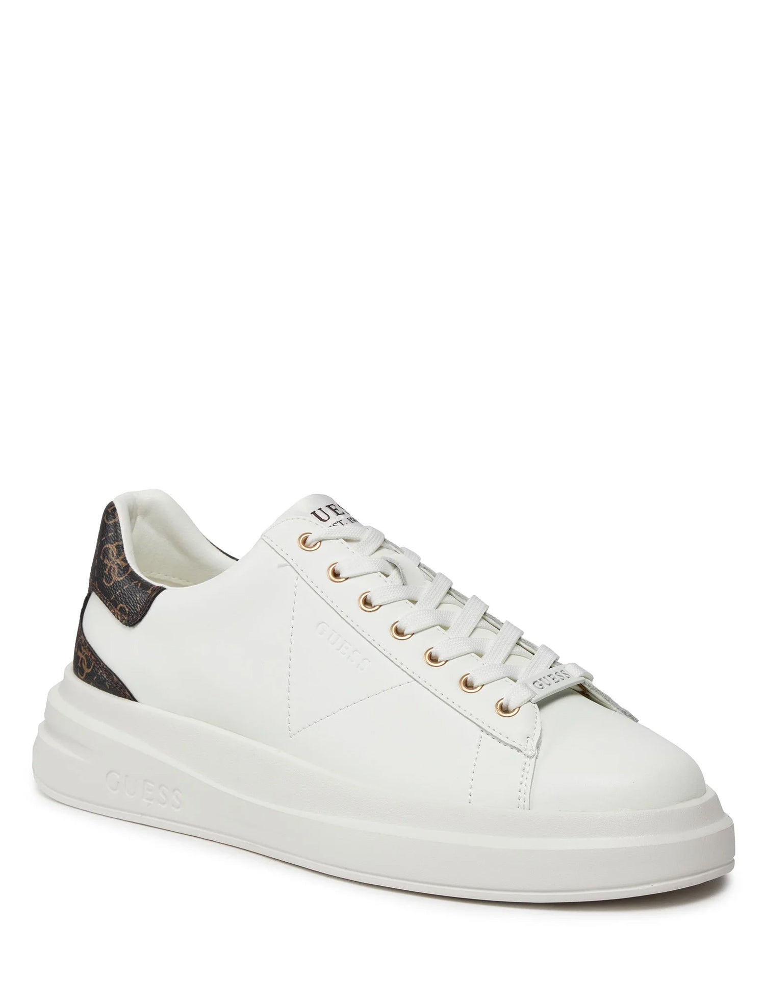 Sneakers Bianco Marrone Guess