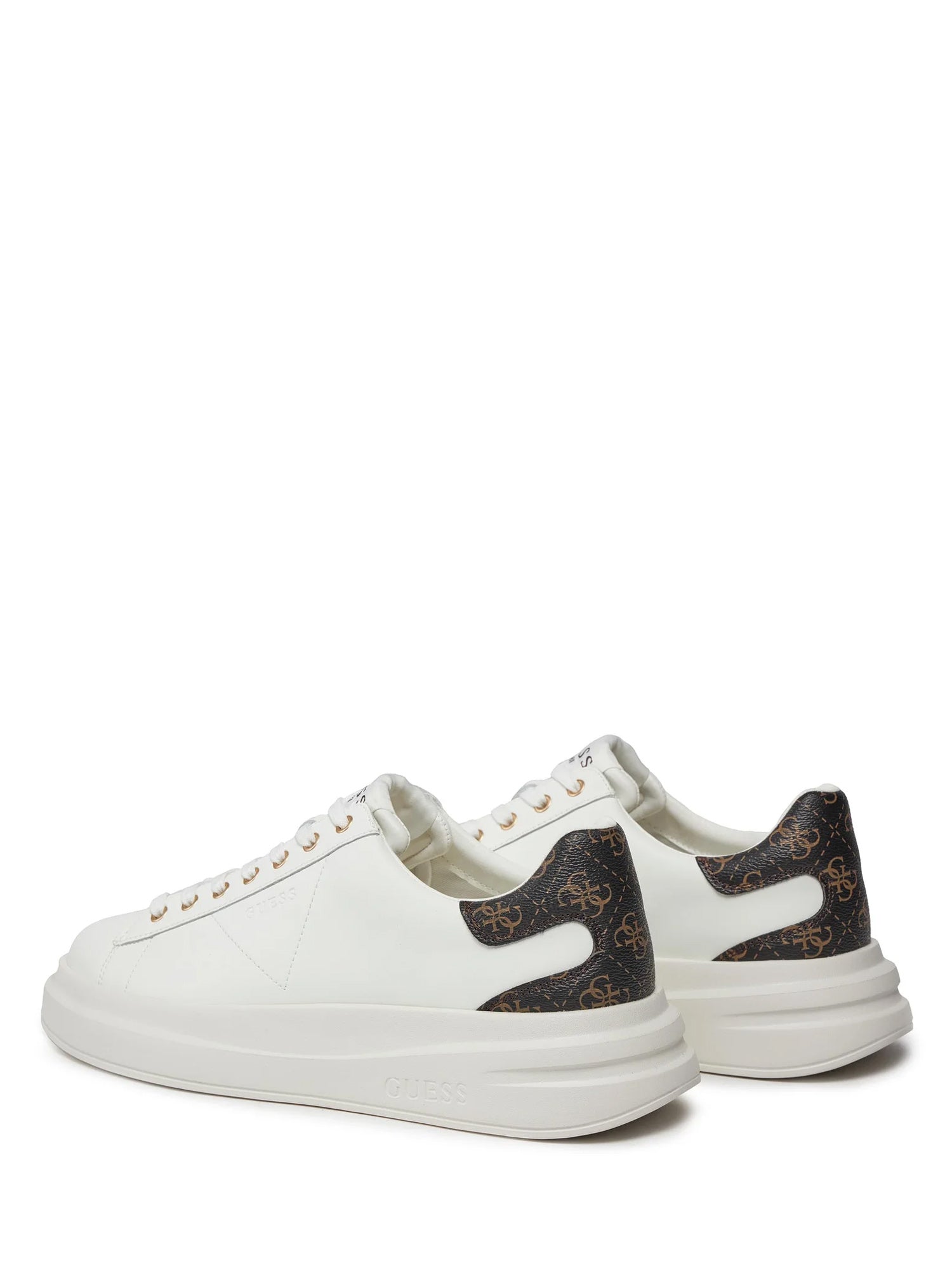 Sneakers Bianco Marrone Guess