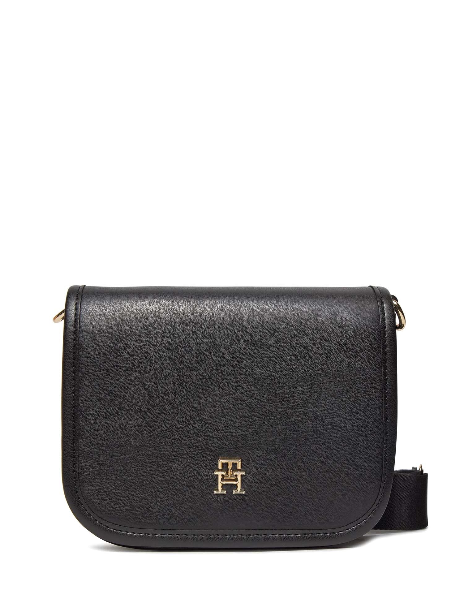 Tracolla Nero Tommy Hilfiger