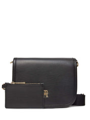 Tracolla Nero Tommy Hilfiger