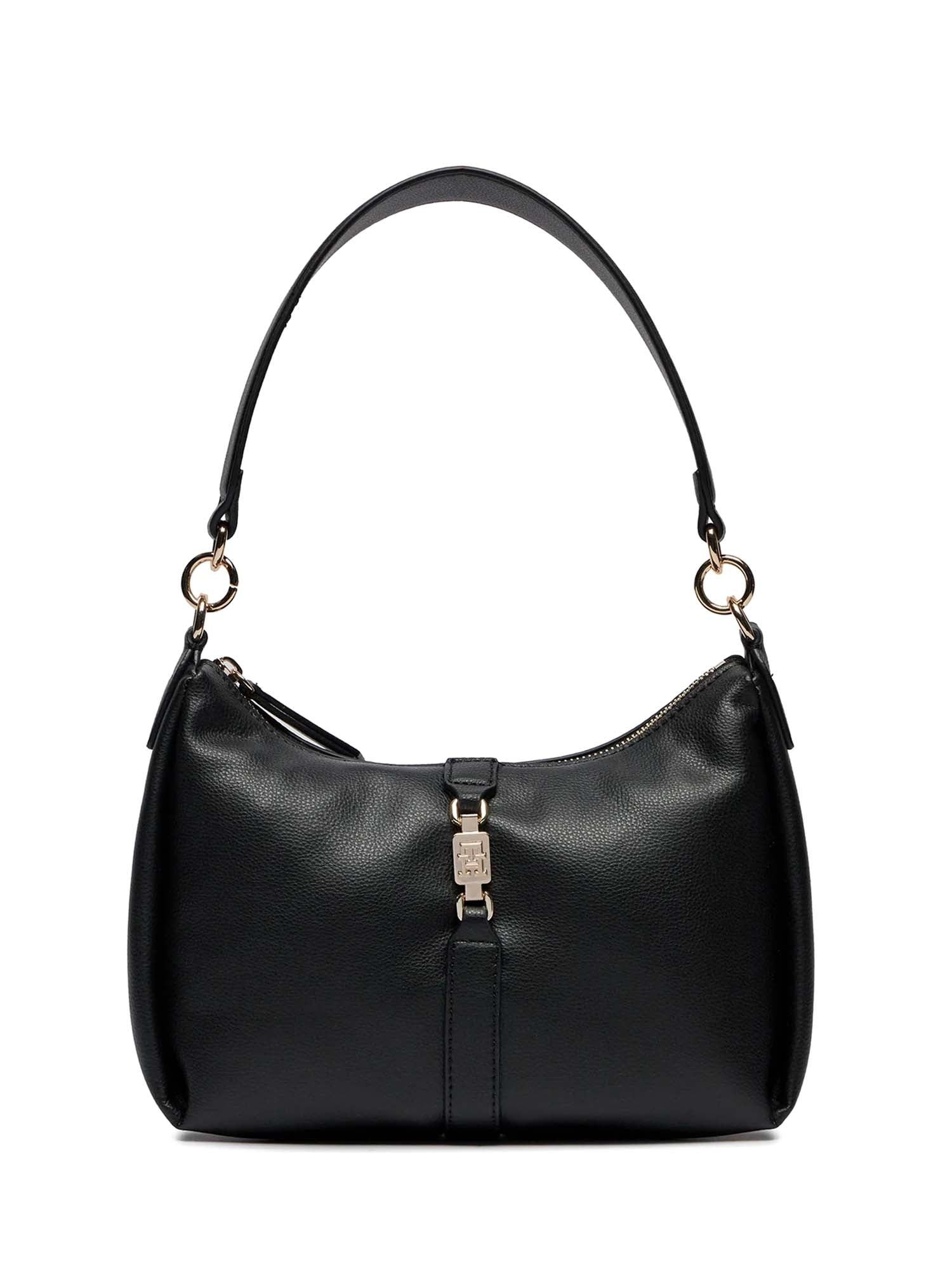 Borse a spalla Nero Tommy Hilfiger