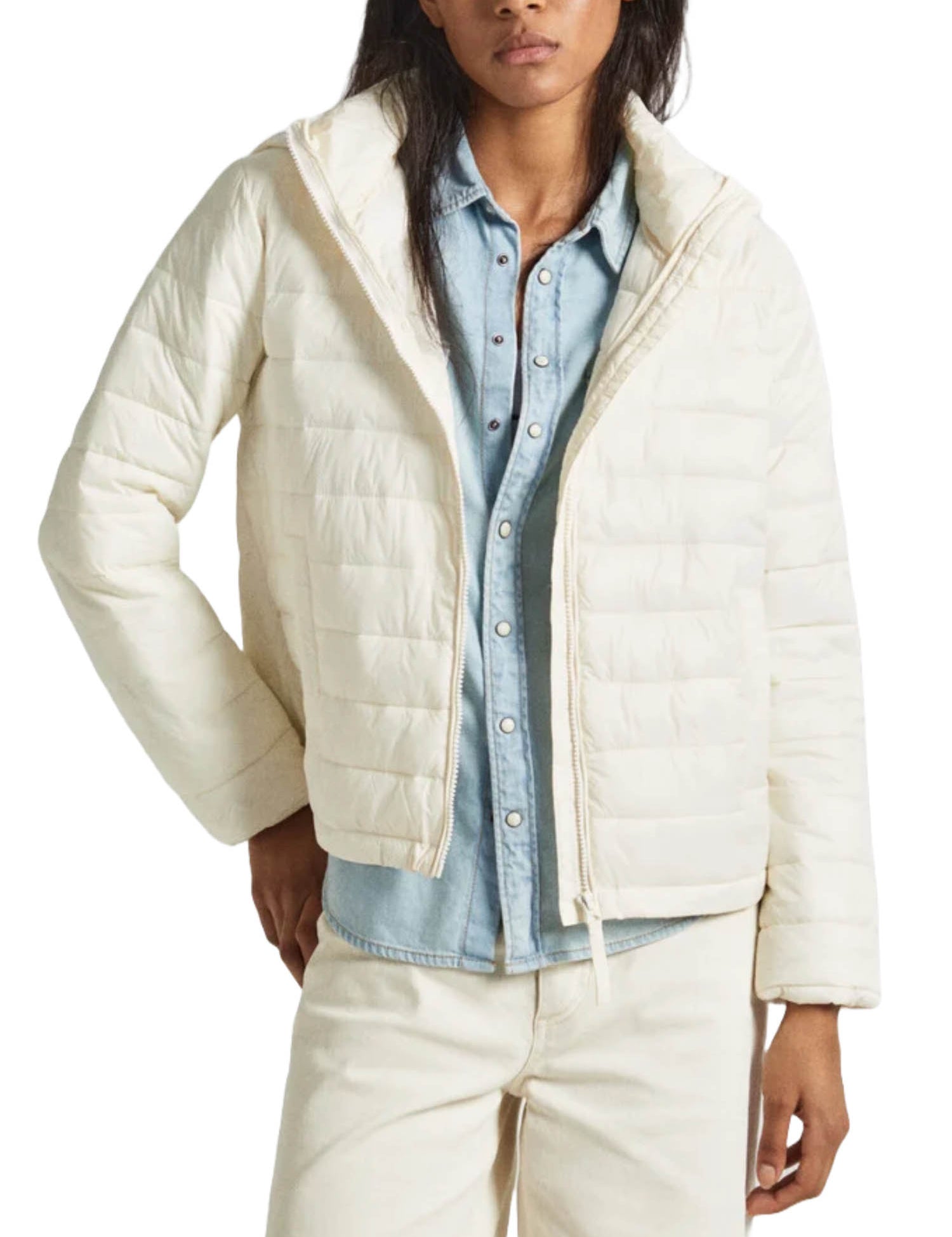 Piumini Avorio Pepe Jeans