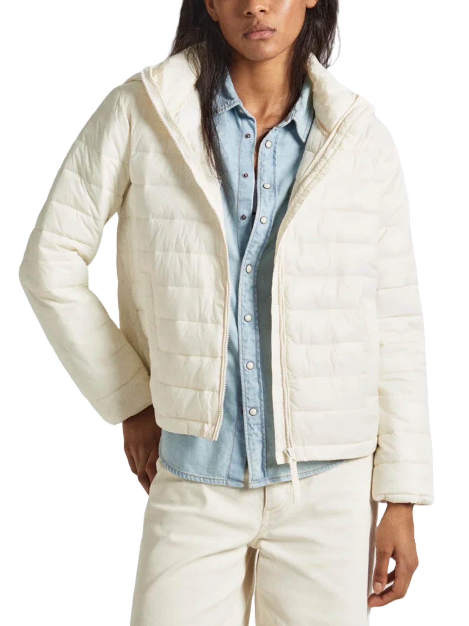 Piumini Avorio Pepe Jeans