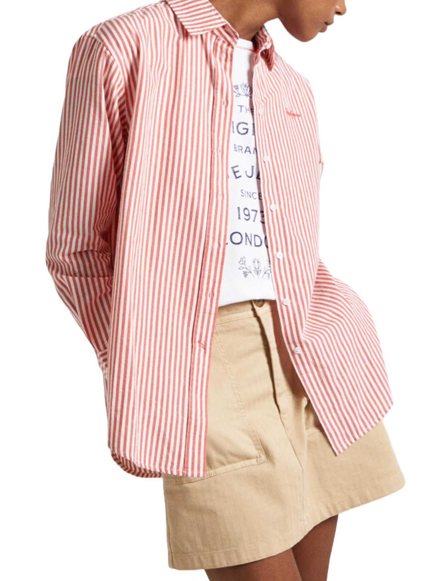 Camicie Rosso Pepe Jeans