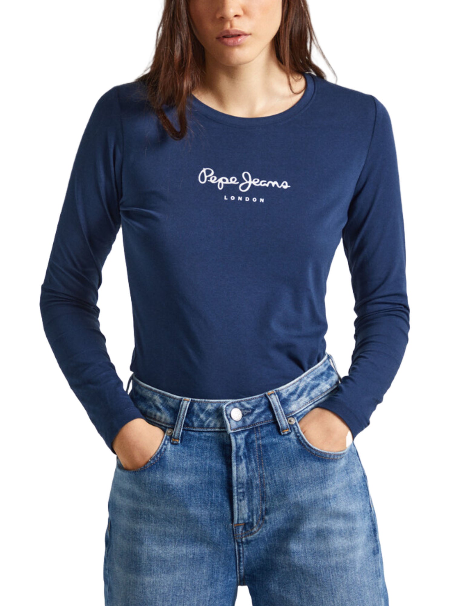 T-shirt Blu Pepe Jeans