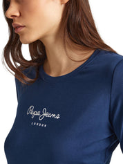 T-shirt Blu Pepe Jeans