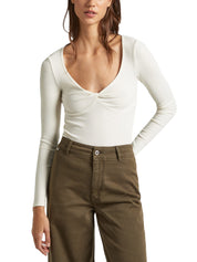 T-shirt Avorio Pepe Jeans