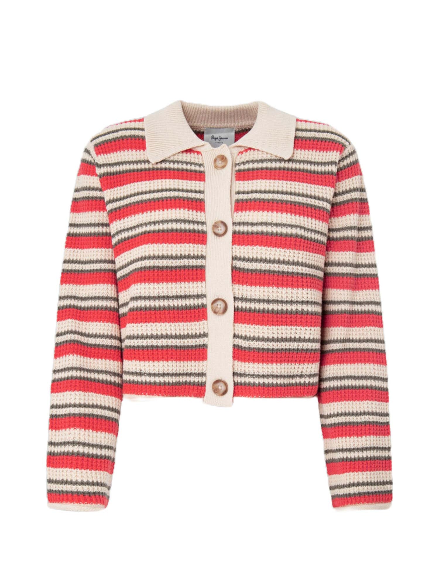 Cardigan Rosso Pepe Jeans