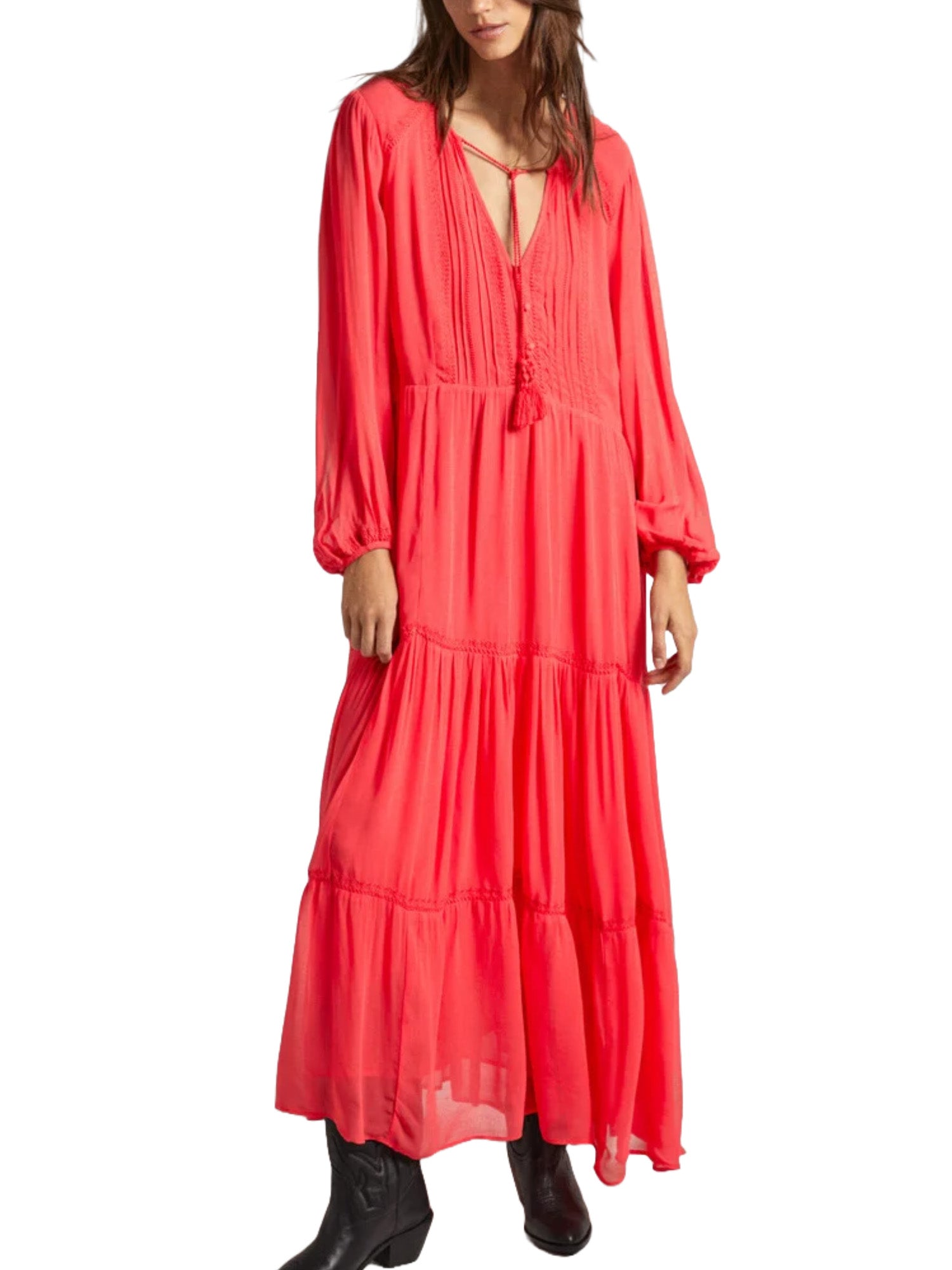 Vestiti Rosso Pepe Jeans