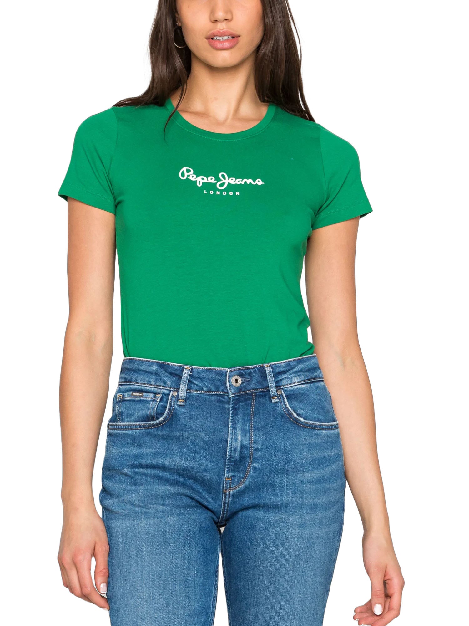 T-shirt Verde Chiaro Pepe Jeans