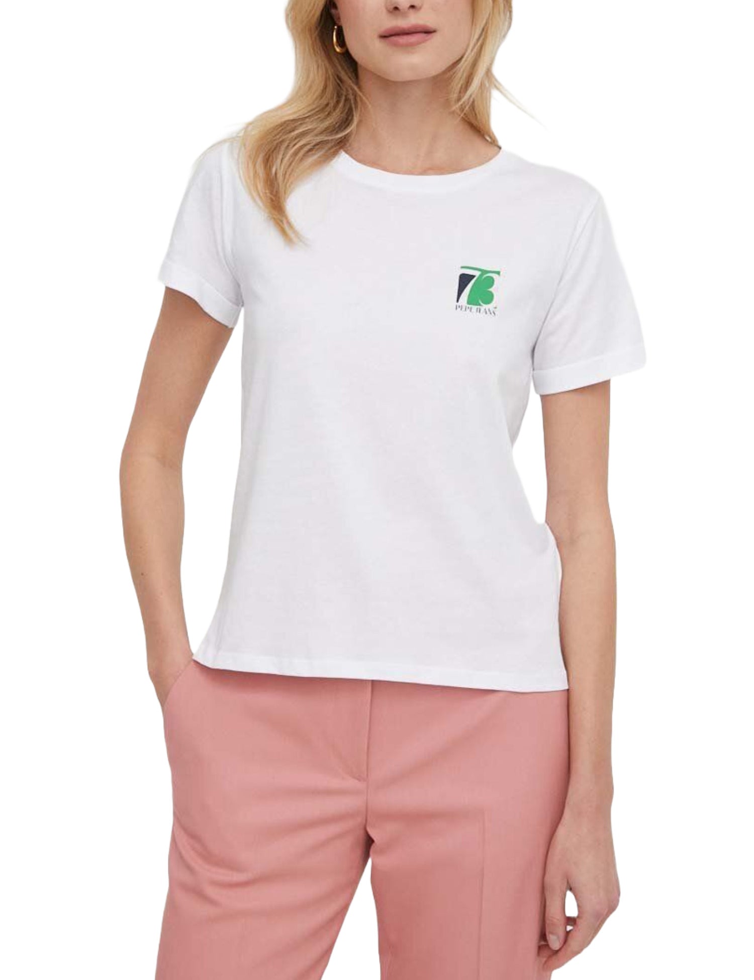 T-shirt Bianco Pepe Jeans