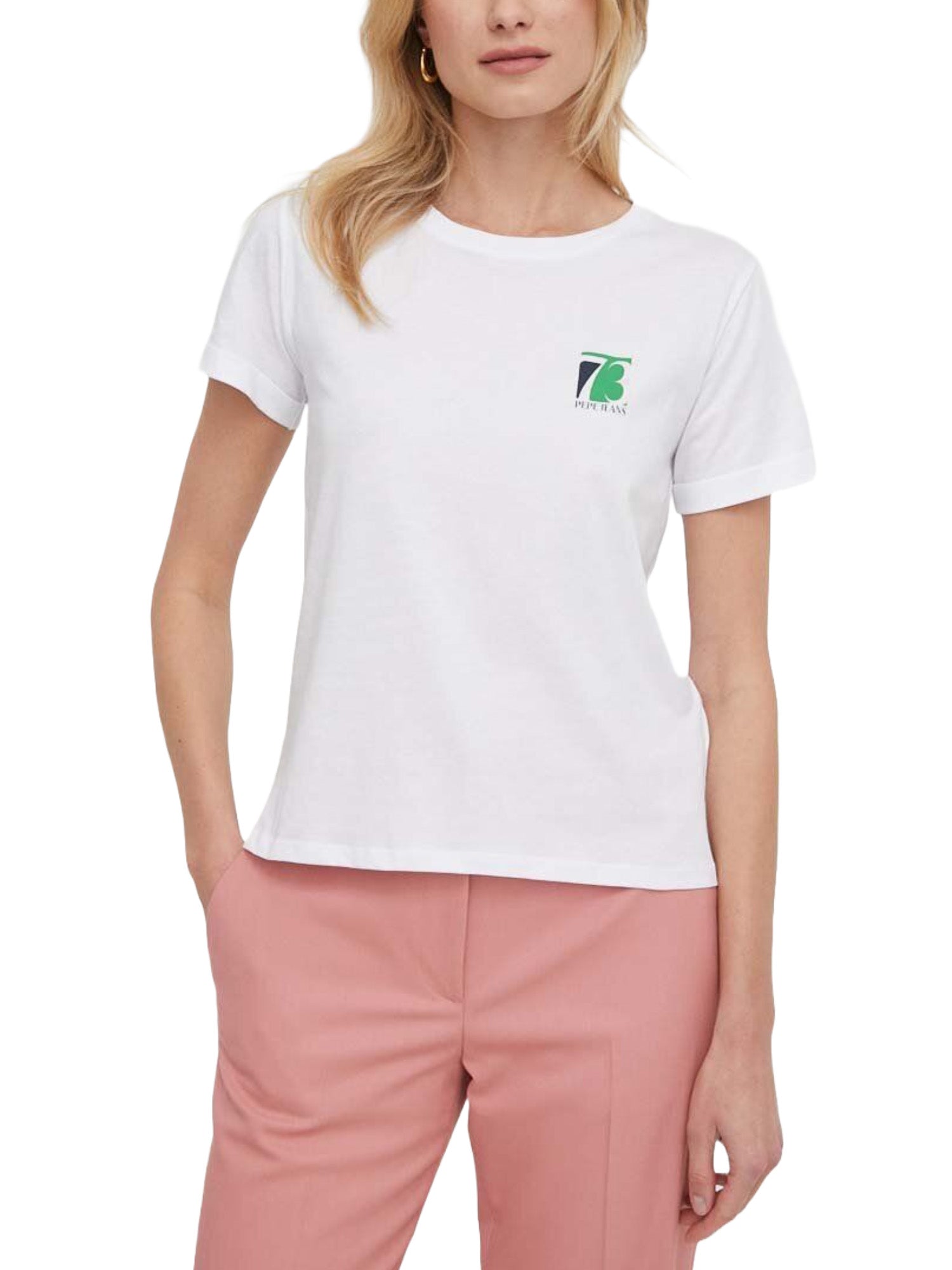 T-shirt Bianco Pepe Jeans