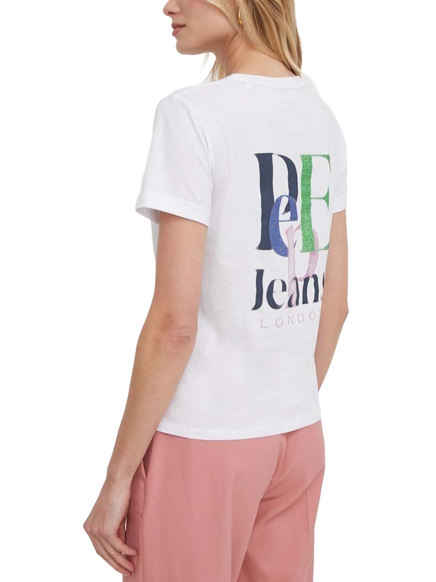 T-shirt Bianco Pepe Jeans