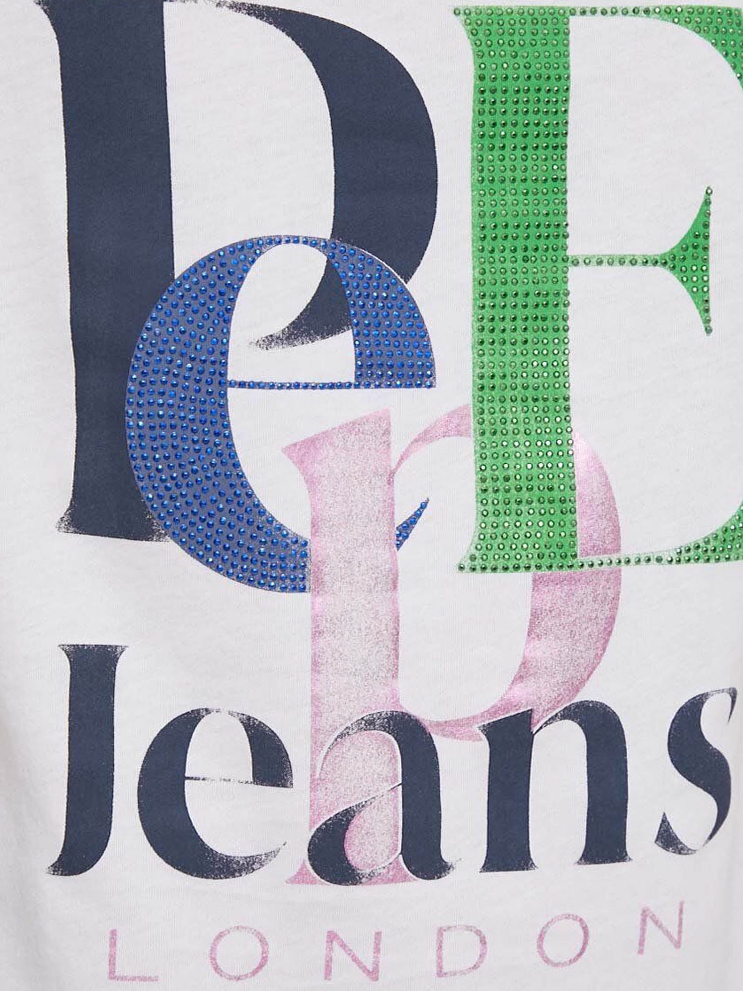 T-shirt Bianco Pepe Jeans