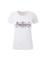 T-shirt Bianco Pepe Jeans