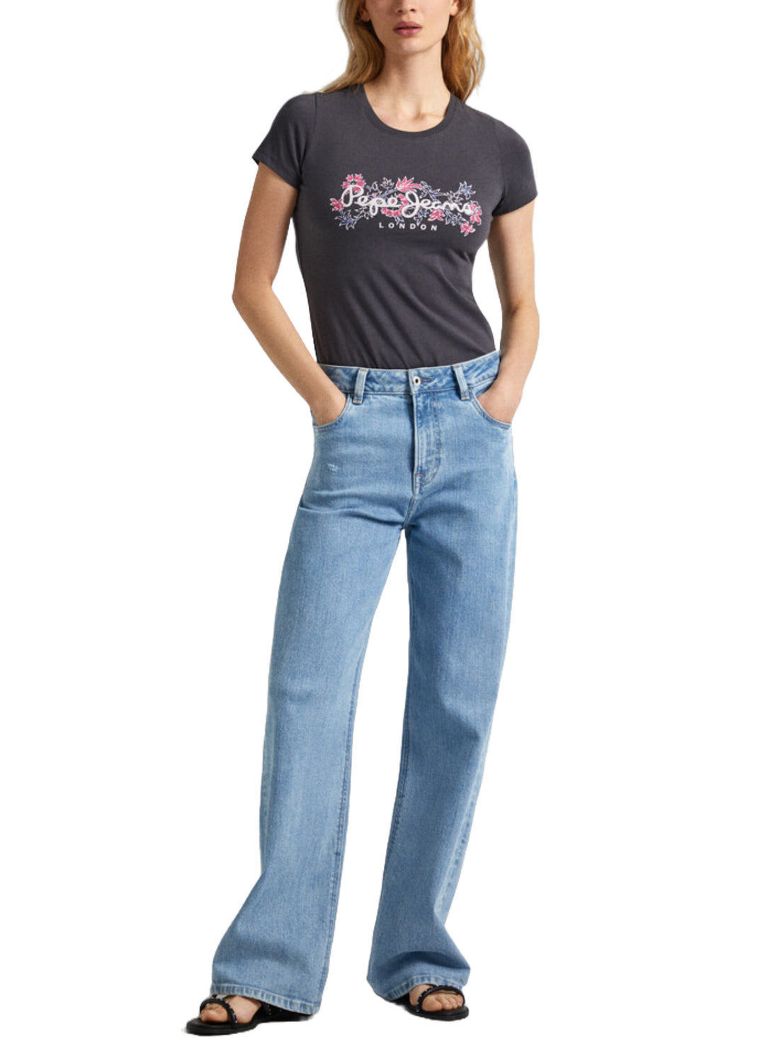 T-shirt Grigio Pepe Jeans