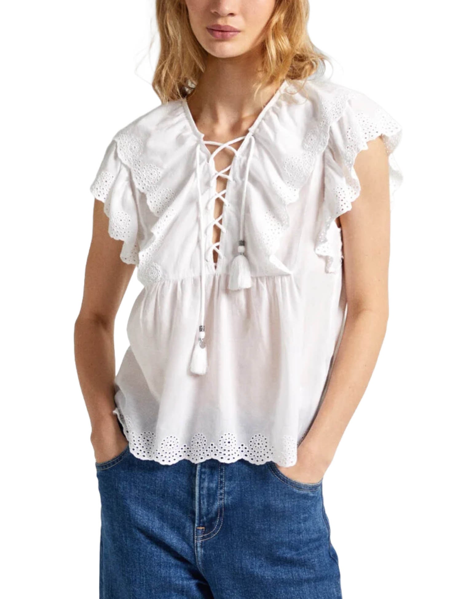 Bluse Bianco Pepe Jeans
